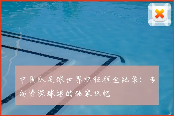 中国队足球世界杯征程全纪录：专访资深球迷的独家记忆